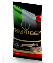 Chocolate Inverno D’Italia Pacote de chocolate solúvel da marca Inverno D'Italia